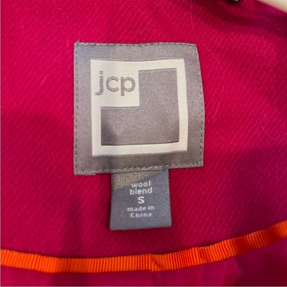 JCP pink wool winter jacket - Picture 8 of 10